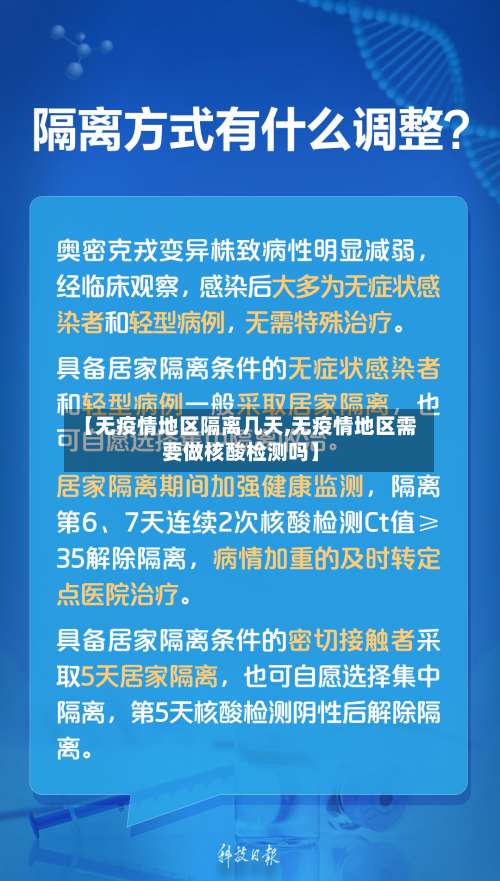 【无疫情地区隔离几天,无疫情地区需要做核酸检测吗】-第3张图片
