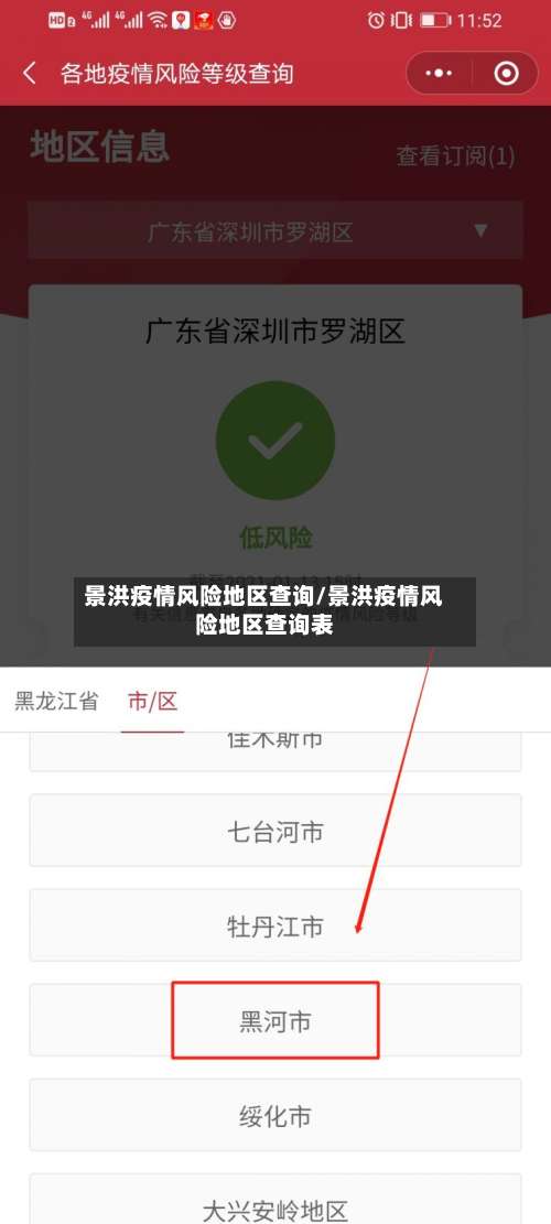 景洪疫情风险地区查询/景洪疫情风险地区查询表-第2张图片