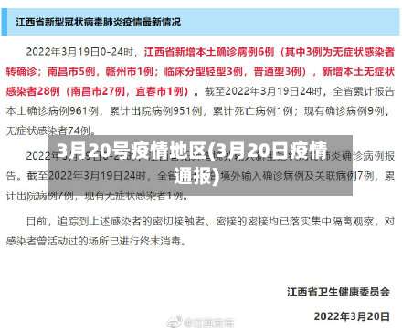 3月20号疫情地区(3月20日疫情通报)-第1张图片